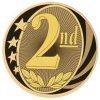 2" Round Midnight Star Decals - Image 3