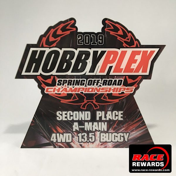Full Color Acrylic Racing Trophy Plates For Sale | Race Rewards