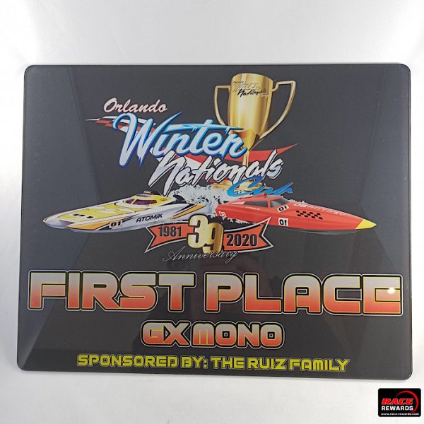 Full Color Acrylic Racing Trophy Plates For Sale | Race Rewards