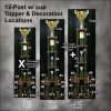 8 Post w/Cup Championship Trophies - Image 3