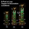 8 Post w/Cup Championship Trophies - Image 2