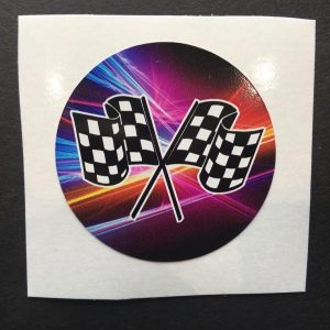 2" Round Race Rewards Decals