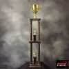 4 Post w/Cup Championship Trophies - Image 3