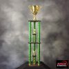 3 Post w/Cup Championship Trophies - Image 4