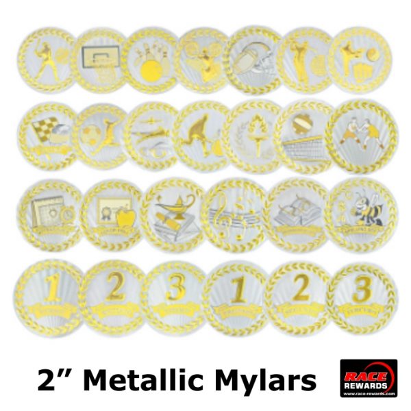 2" Metallic Mylars