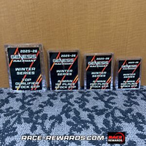 Clear Sculpted Ice Standing Plaque