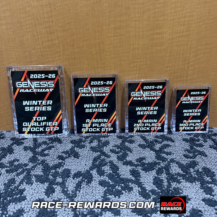 Clear Sculpted Ice Standing Plaque