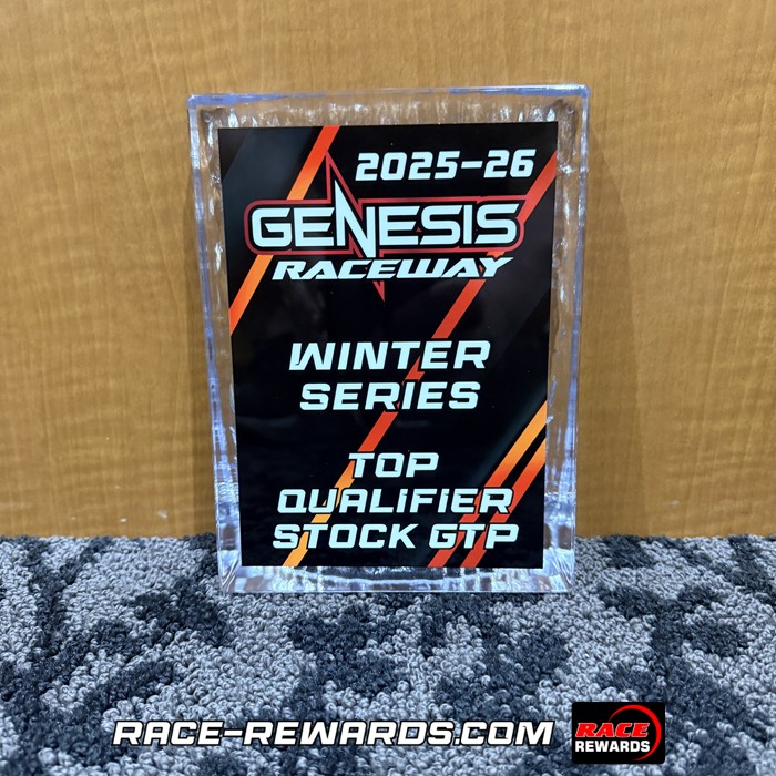 Clear Sculpted Ice Standing Plaque - Image 10