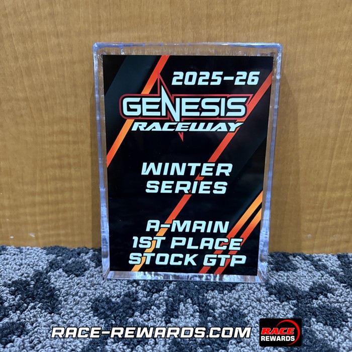 Clear Sculpted Ice Standing Plaque - Image 9