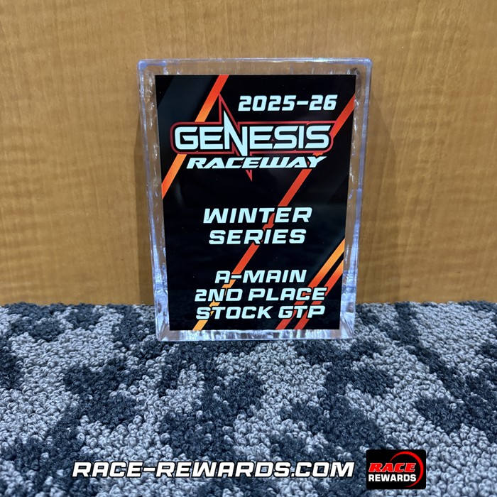 Clear Sculpted Ice Standing Plaque - Image 8