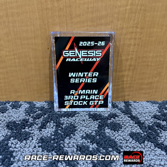 Clear Sculpted Ice Standing Plaque - Image 7